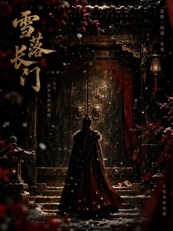 《雪落无声》短剧封面 - 悬疑反转 · 雪地脚印指向的，是每个人的秘密